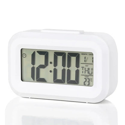 Led Digital Alarm Clock Backlight Data Times Calendar Desktop Multi-function Electronic Bedroom Decoration Desk Decorations W