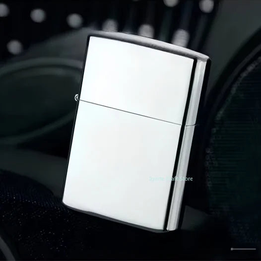 2025 new kerosene lighter windproof cigarette accessories men's gift can be DIY - Silver Ice A