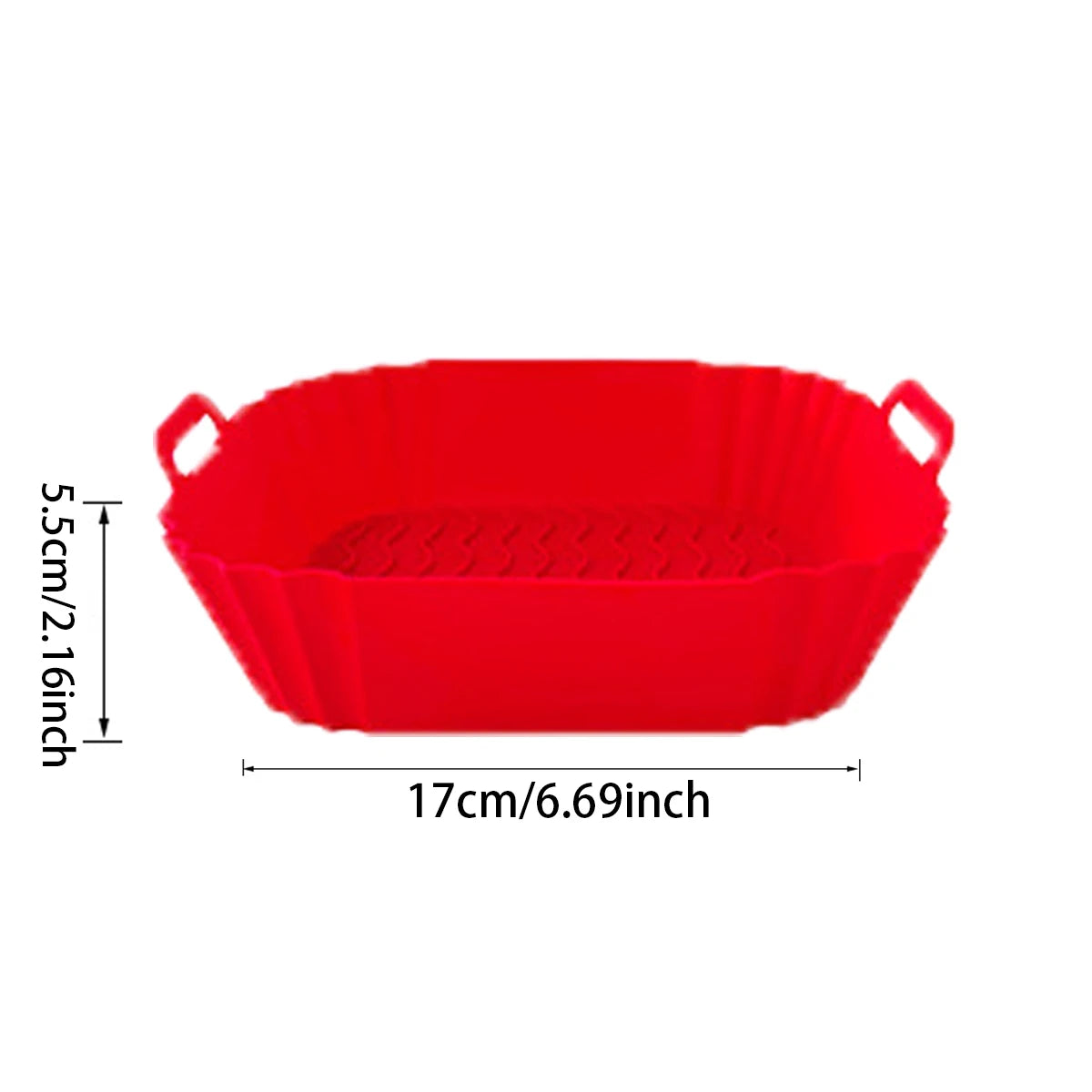Silicone Air Fryer Liners Pot,Airfryer Basket Cooking Gadgets ,Reusable Baking Tray Non-stick Pizza Pan Oven Kitchen Accessor