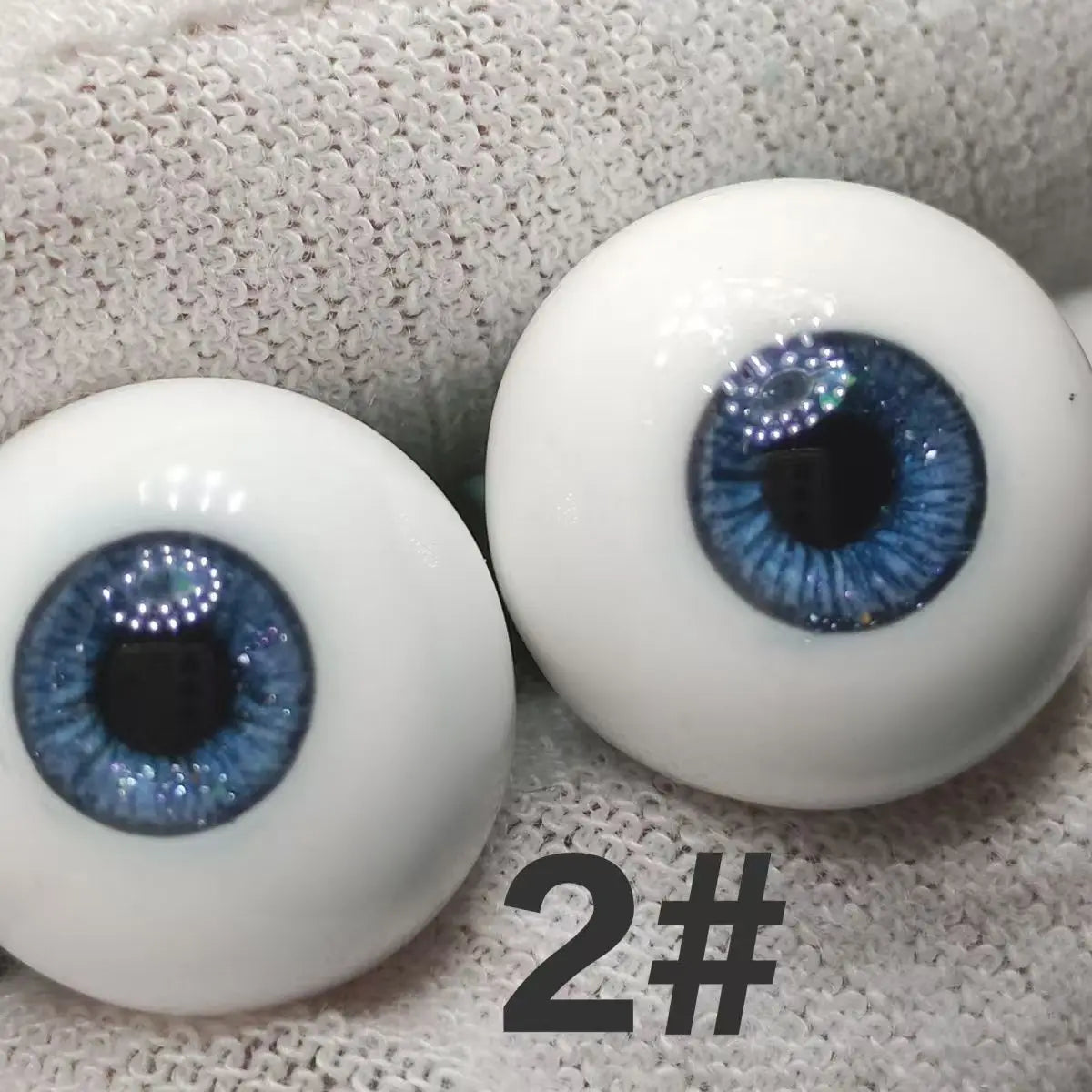 1 Pair Resin Doll's Eyes 10/12/14/16/18mm Doll Accessories DIY Eyes Makeup for 1/6 Doll