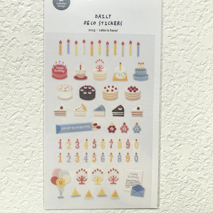 Korean Import Suatelier Baking Bread Cake Desserts Food Stickers Scrapbooking Diy Journal Stationery Sticker Deco School Supp