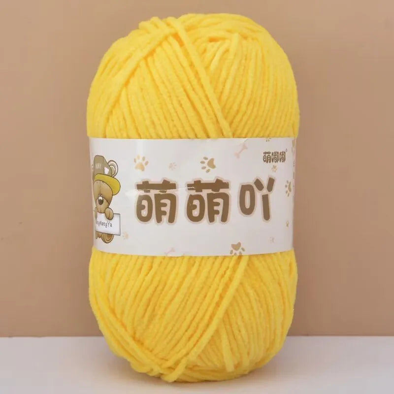 Fluffy Chenille Yarn for Crocheting doll thread Soft Bulky Velvet Yarn for Knitting Crochet Crafts Amigurumi Matte Chenille Y