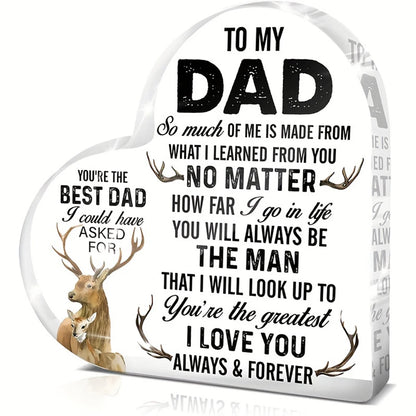 1pc, Dad Gifts From Daughter Son, Dad Gifts, To My Dad I Love You, Father's Day Gift