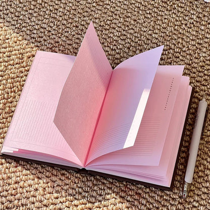 A6 Planner Kawaii Journal - Strawberry Chocolate Pink, Perfect Travel Diary Gift For Girls