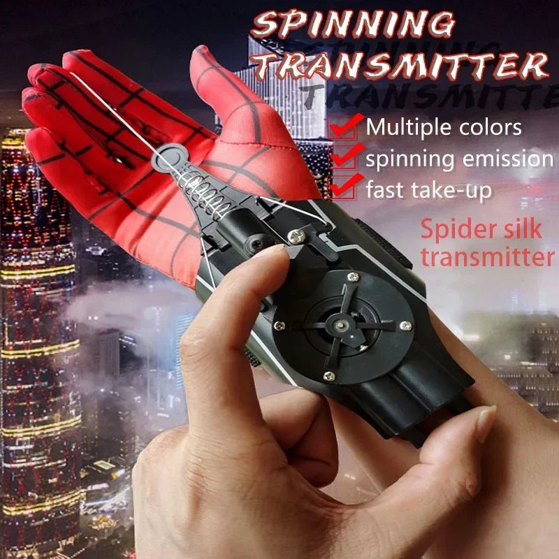 Ml Legends Spiderman Web Shooters Toys Spider Man Wrist Launcher Cosplay Peter Parker Accessories Props Gloves For Children G