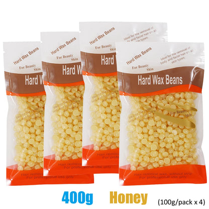500g/200g/50g Hard Wax Beans for Hair Removal Body European Brazilian Pearl for Wax Warmer Waxing Beans for Wax Heater Machin