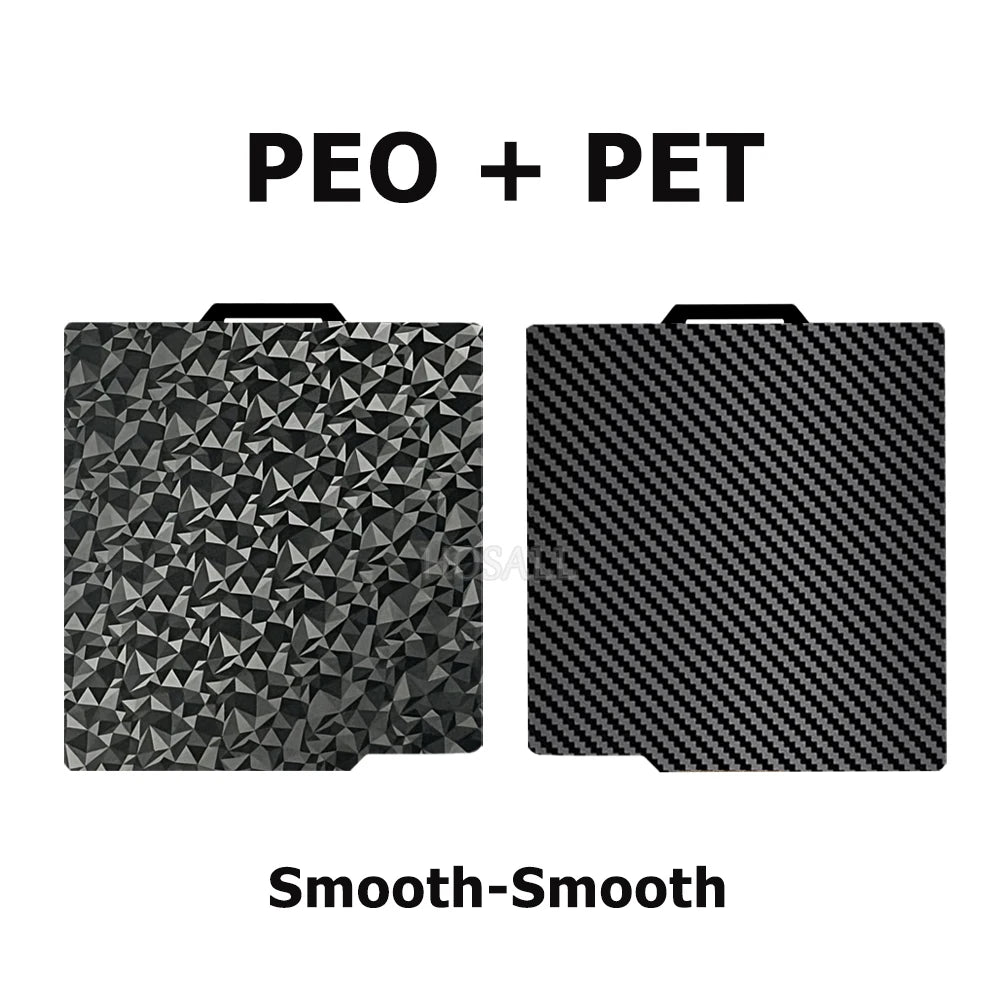 3D Printer Build Plate for Bambu Lab P2S X1 X1C P1P P1S A1 3D Printer Accessories PET Carbon Fiber Diamond PEI Texture Heatbe