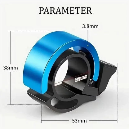 Universal Bicycle Bell Handlebar Horn Bell Invisible Small MTB Bicycle Clear Crisp and Loud Sound Beep Alarm Bicycle Accessor