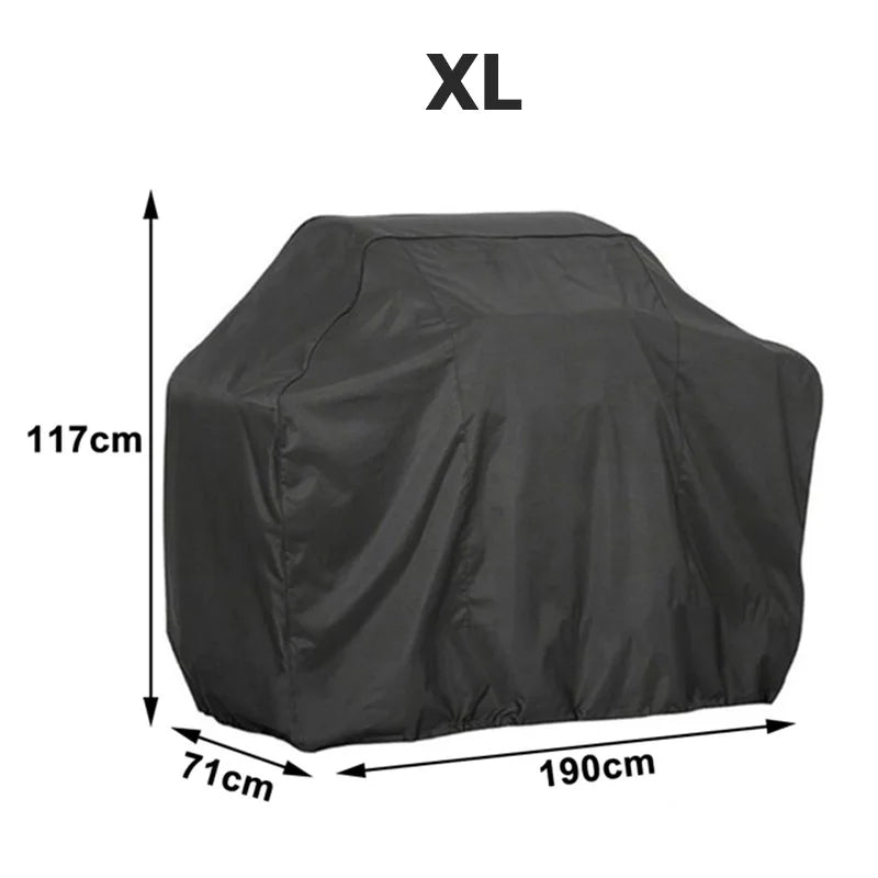5 Size BBQ Grill Barbeque Cover Anti-Dust Waterproof Weber Heavy Duty Charbroil BBQ Cover Outdoor Rain Protective Barbecue Co