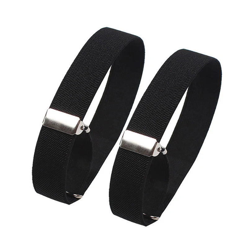 1Pair Fashion Adjustable Elastic Armband Shirt Sleeve Holder Women Men Arm Cuffs Bands for Party Wedding Clothing Accessories