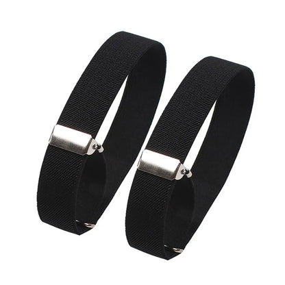 1Pair Fashion Adjustable Elastic Armband Shirt Sleeve Holder Women Men Arm Cuffs Bands for Party Wedding Clothing Accessories