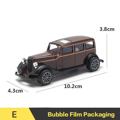 1:43 Alloy Vintage Diecast Car Model Car Classic Cadillacs V8 Pull Back Car Model Miniature Vehicle Replica Gift For Kids Adu