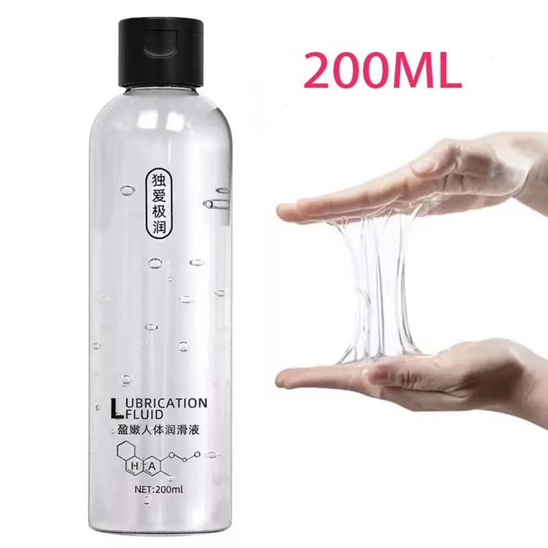 200ML Water based Lubricant Safe Intimate Gel Vaginal Anal Lube Lubricating Oil Adult For Women Men And Couple Erotic Tools