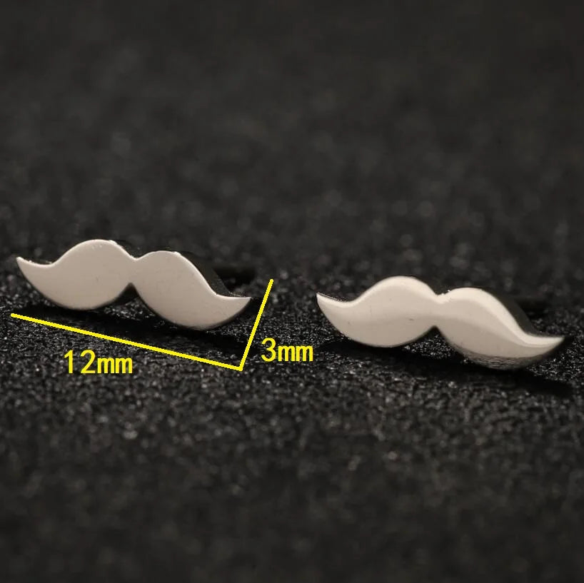 Punk Stainless Steel Dentist Tooth Stud Earrings For Women Doctor Nurse Tragus Piercing Earrings Jewelry Accessories Aretes -