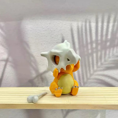 Pokemon 8 CM Pocket Monsters charmander Cubone Cute version Anime Action Figure Toys