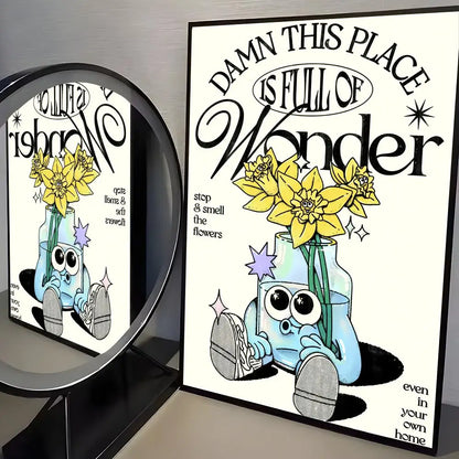 Funny A-Advertise Poster Modern and Elegant Wall Stickers for Home Decor Living Room Dormitory Wall Art - Black17 / 15X20cmNo