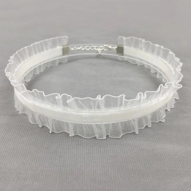 Short Lace Choker Nekclace for Women Girl Black White Color Fashion Romantic Necklace Gift for Party Neck Jewelry