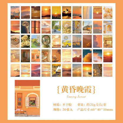 50 pcs/lot INS Starry Sky Stickers book Decorative Creativity Diary Scrapbooking material Junk Journal Supplies - 1