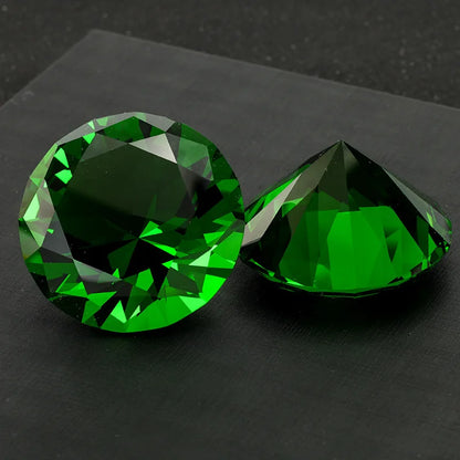 10 Colors Crystal Diamond Shaped Paperweight Decorative Cut Glass Giant Gemstone Wedding Office Desktop Ornament Birthday Gif