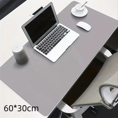 1 Pcs Large Size 600*300mm Office Desk Protector Mat PU Leather Waterproof Mouse Pad Desktop Keyboard Desk Pad Gaming Mousepa