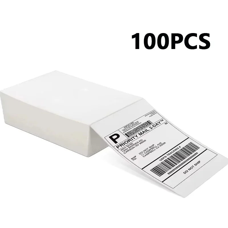 4"x6" inch Thermal Label Paper 100x150mm 100/500PCS For Thermal Shipping Labels DHL UPS Express Barcode For 9220/9210/246S/D2