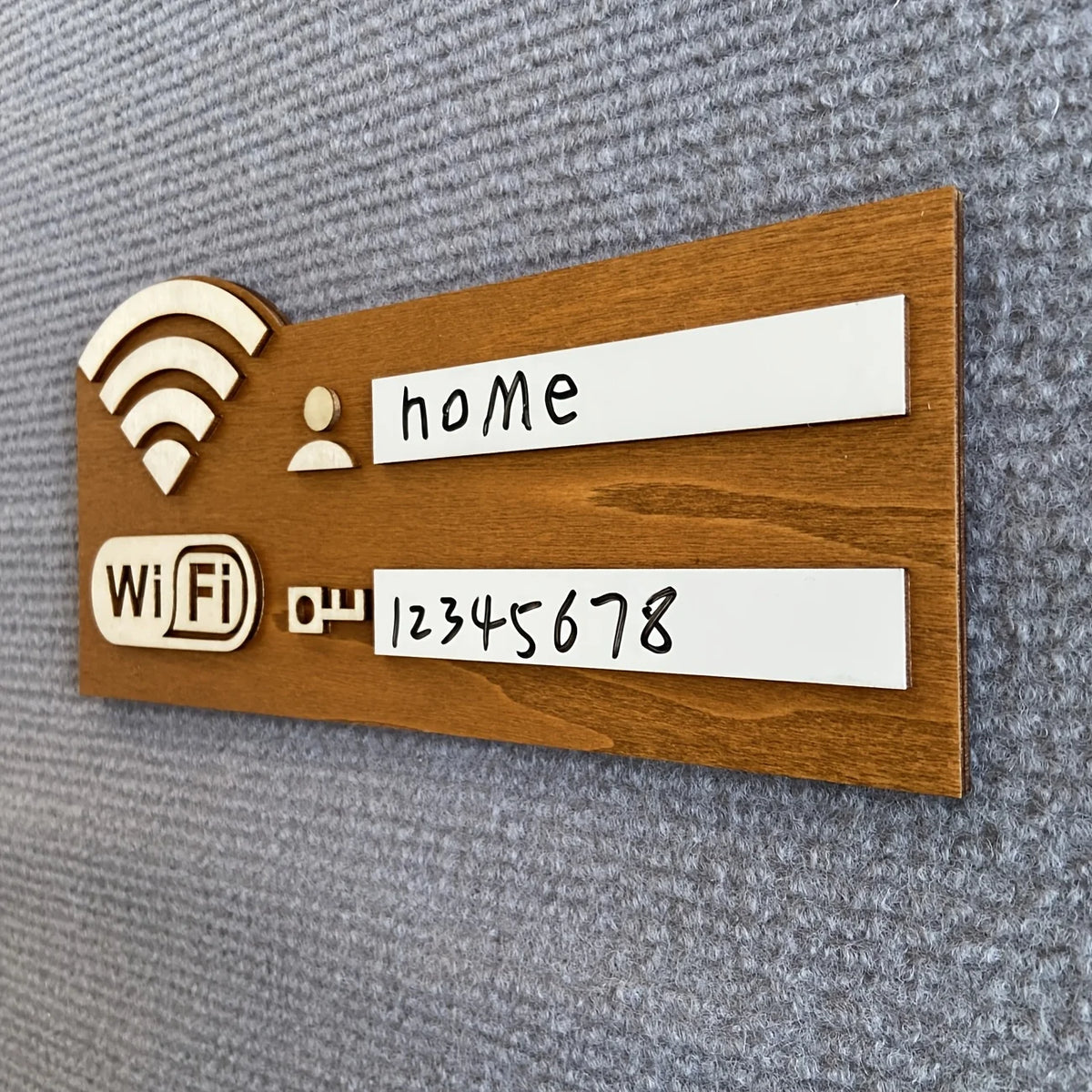 1pc Rustic Wooden WiFi Password Sign, Vintage Wall-Mounted Wireless Network Indicator Plaque, Multi-Purpose Home Decor Access