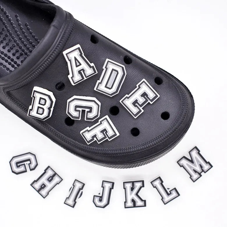 1 Piece Shoe Charms Accessories Pvc Shoe Decorations Letter 26 Options To Choose From Alphabet Ornament Pins Party Gift