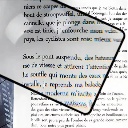 New Full Page Large Sheet Magnifier Magnifying Glass Reading Aid Glass Page Magnifying Lens Ultra-thin Reading Magnifier New