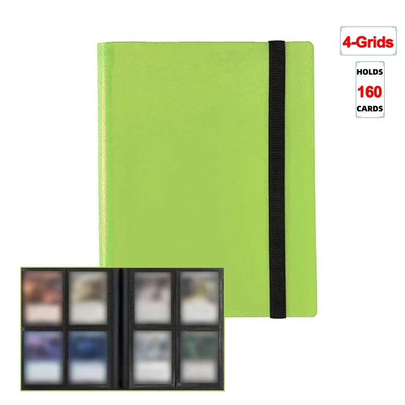 1Pc Card Binder 160/360/480 Trading Card Holder Book Durable Side Loading Card Book With Gaming Cards PP Cover Binder For Car