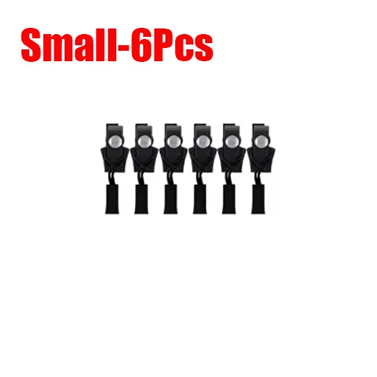 ‌12/6Pcs Universal Instant Zipper Repair Kit With 3 Sizes Detachable Slider Heads-Reusable No-Sew Fix for Jackets,Bags,Coats‌