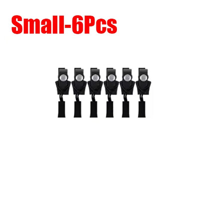 ‌12/6Pcs Universal Instant Zipper Repair Kit With 3 Sizes Detachable Slider Heads-Reusable No-Sew Fix for Jackets,Bags,Coats‌
