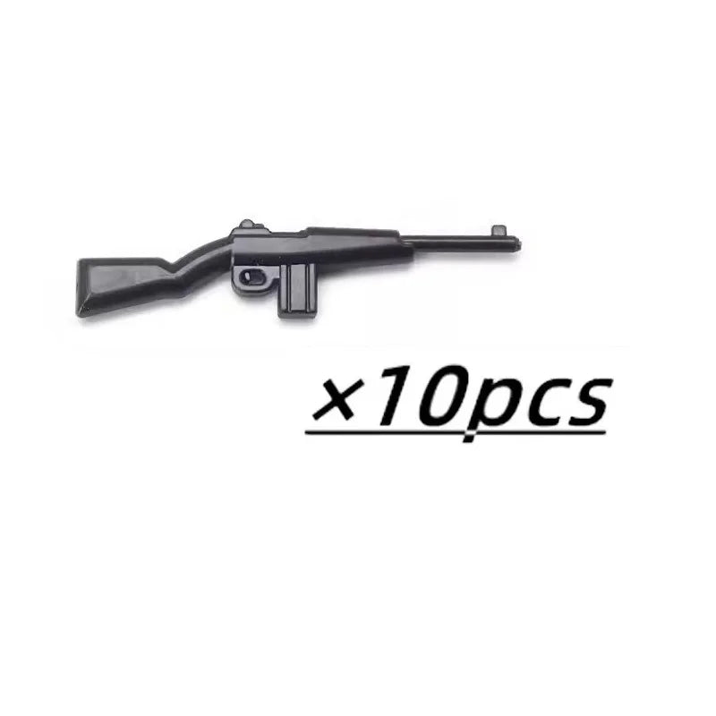 Military Weapons Figures Mini Accessories Light Machine Guns MOC Soldiers Army Brinquedos No Playmobil Building Block Boy Toy