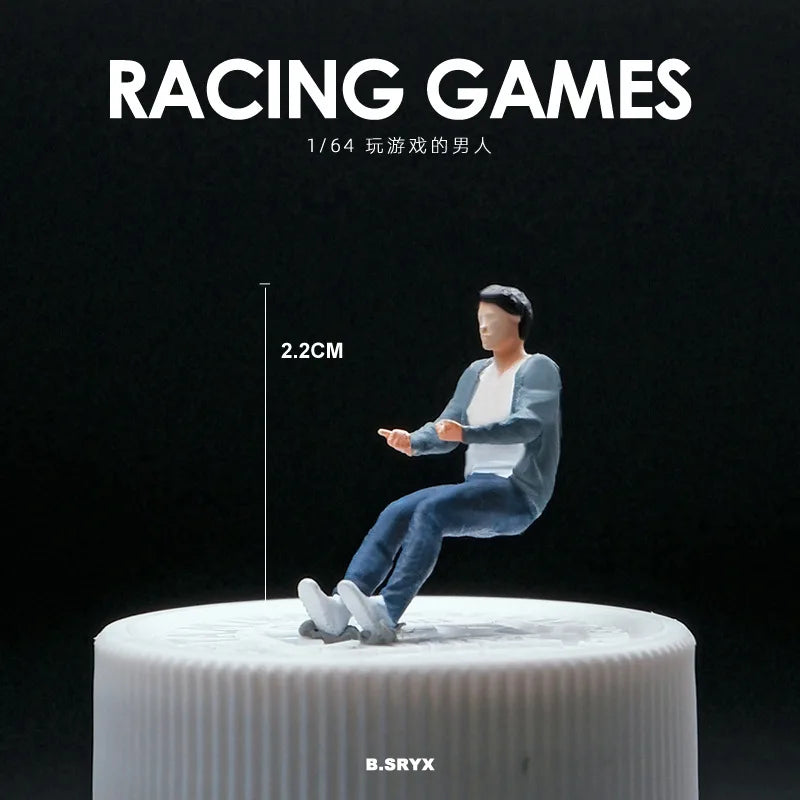 Resin Diorama 1:64 Scale Miniature Figures Garage Scenes Minifigures Model Kit DIY Craft Toys Anime Figure Collectib