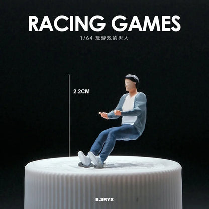 Resin Diorama 1:64 Scale Miniature Figures Garage Scenes Minifigures Model Kit DIY Craft Toys Anime Figure Collectib
