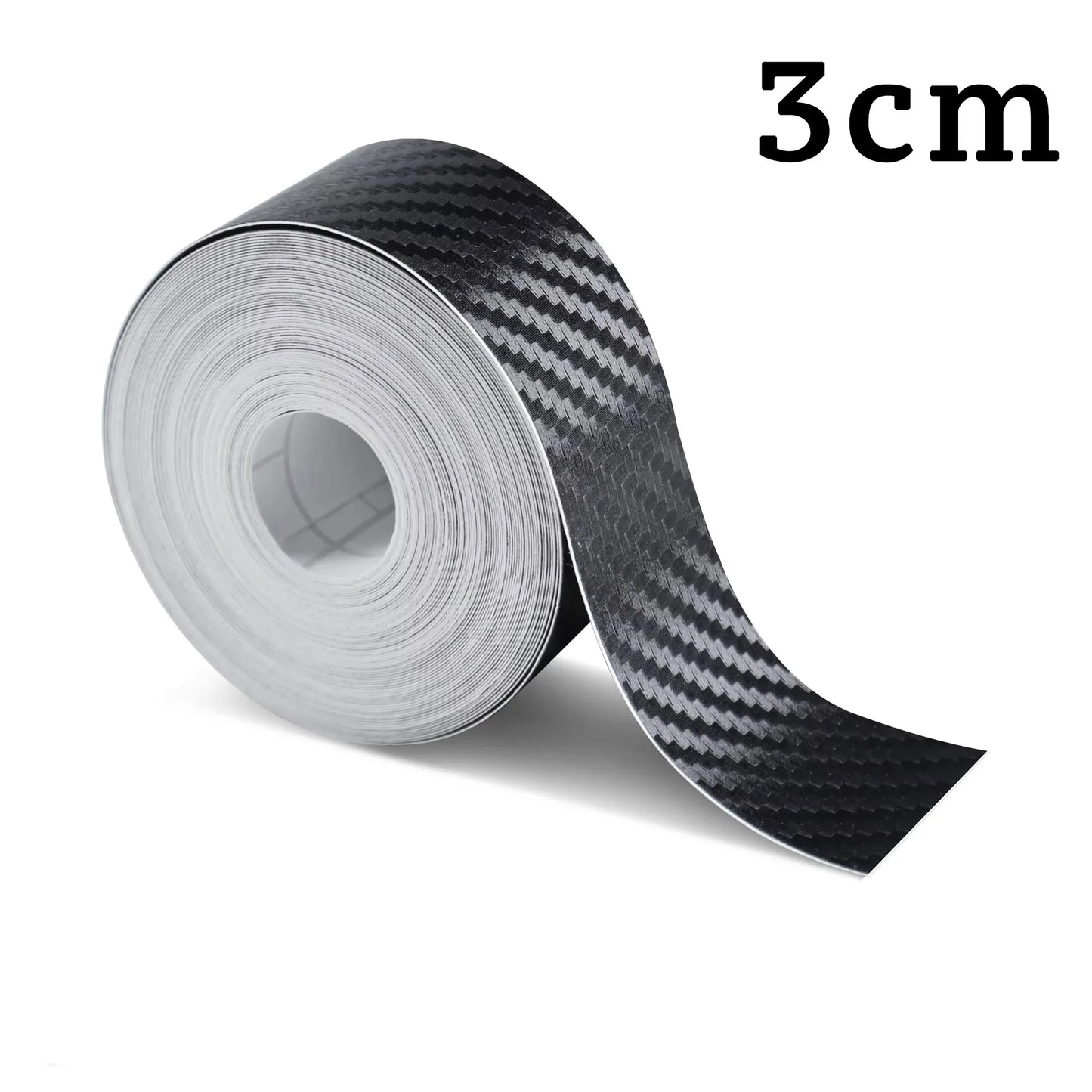 1-5m Nano Carbon Fiber Car Tape Sticker Door Mirror Paste Protector Strip DIY Protection Protective Film Waterproof Adhesive