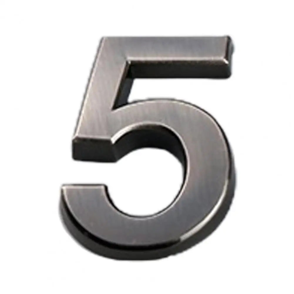 Address Number Good 0-9 3D Numbers Door Plaques 10 Styles Mailbox Number 0-9 Apartment Address Numbers Decor for Yard - 5