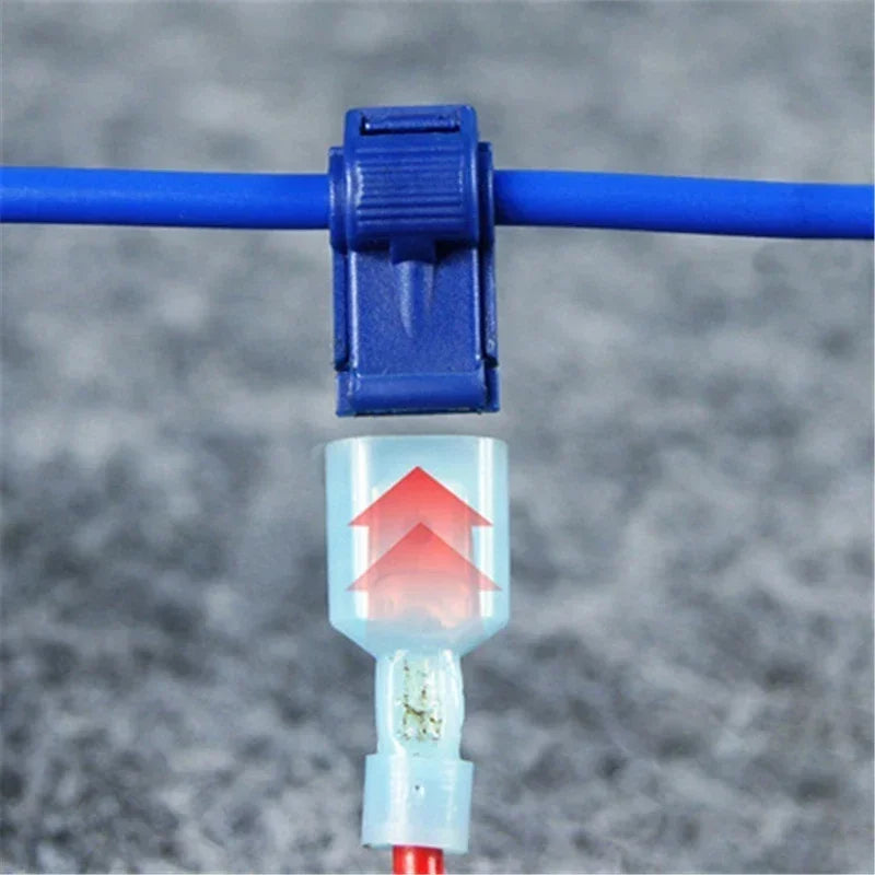 20pcs/40Pcs Quick Electrical Cable Connectors Snap Splice Lock Wire Terminals Crimp Electric Motorcycles Ham Radio