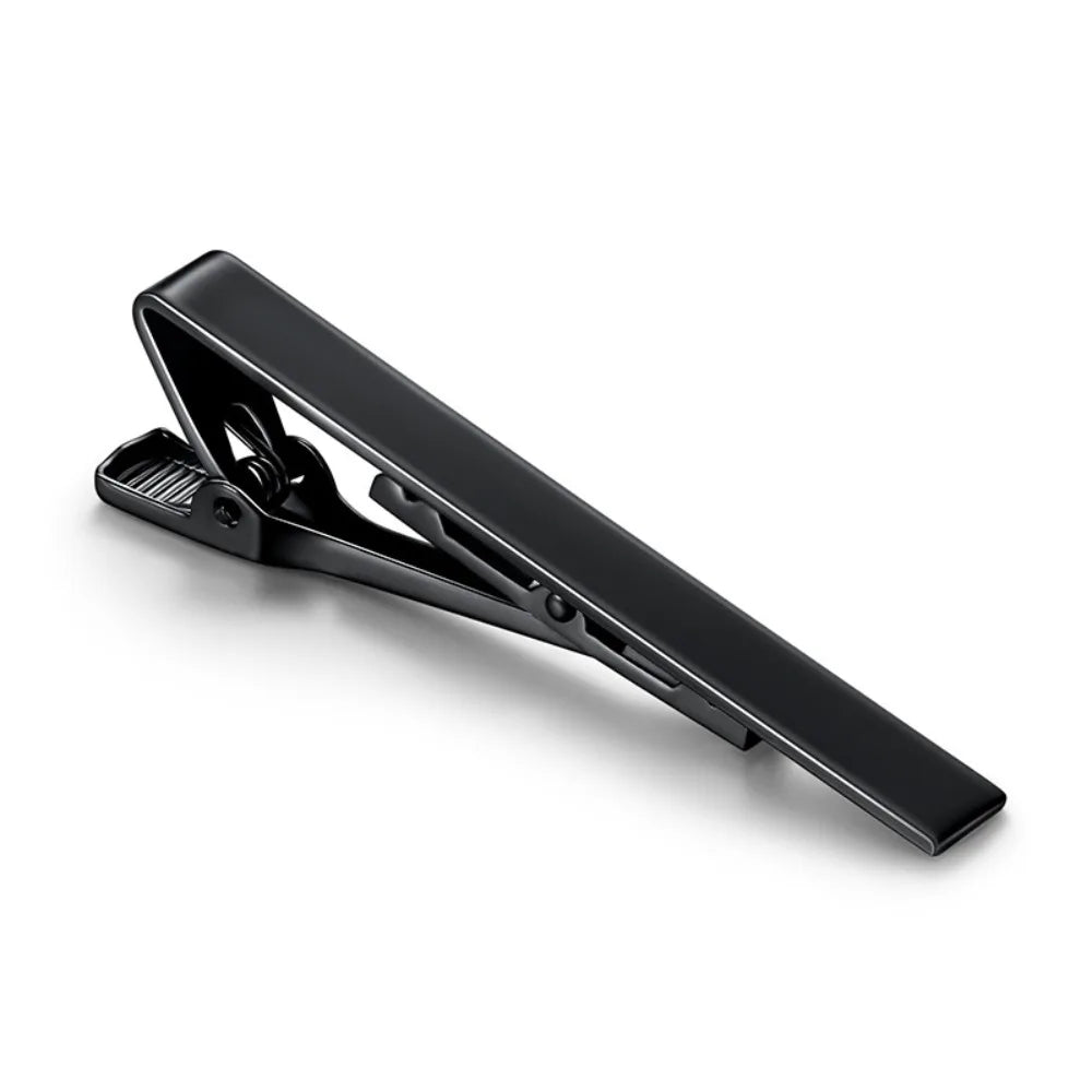 Elegant Classic Men's Tie Clip Lightweight Portable Tie Pin Metal Necktie Bar Dress Shirts Accessories for Wedding Ceremony -