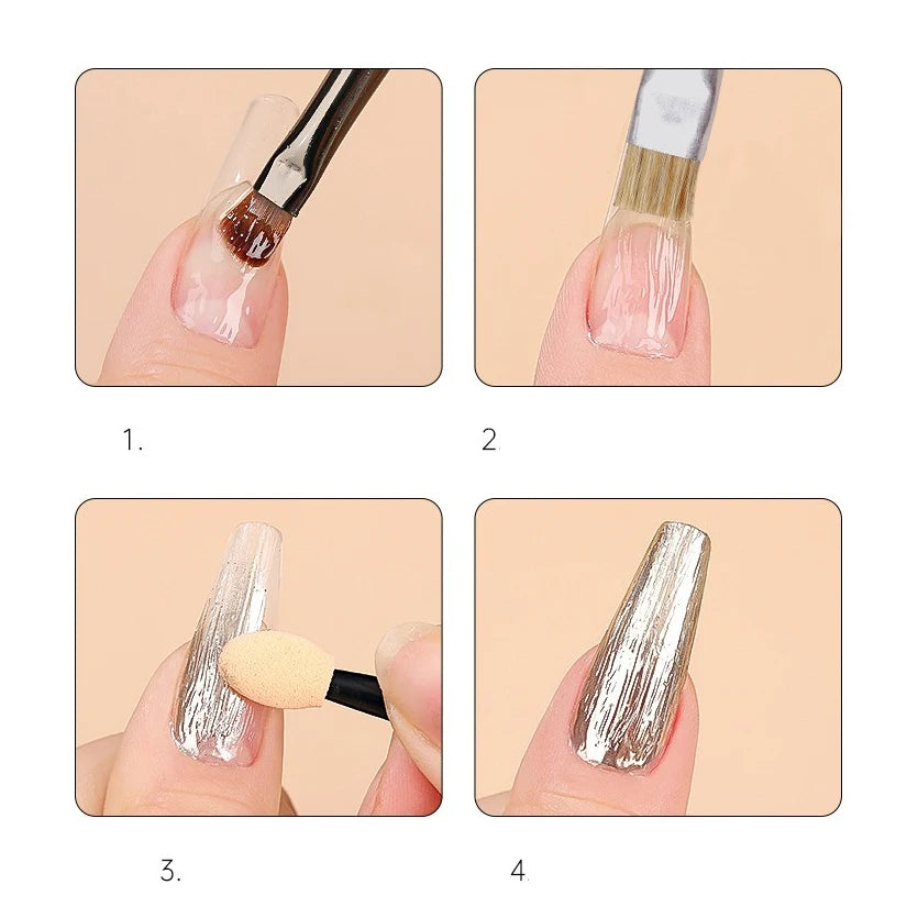 Nail Art Texture Brush French Tip Styling Nail Wooden Short Harder Bristle Brush Manicure Painting Tool Nail Polish Brush Too