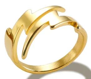 Stainless Steel Ring for Women Inlaid Zircon Rings Waterproof Romantic Fashion Jewelry - A32 / 8