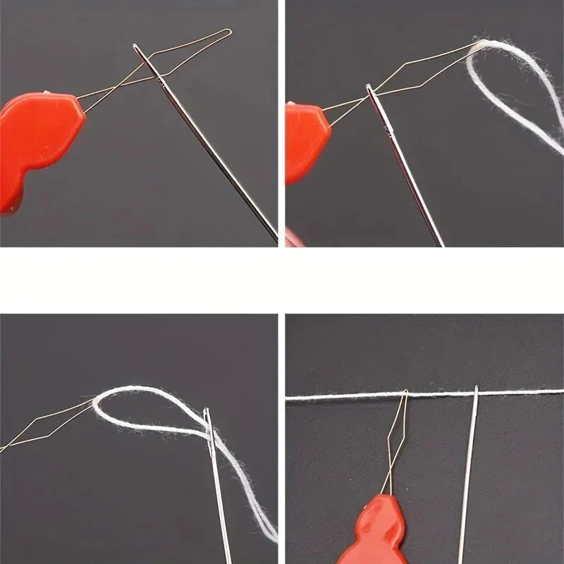 Plastic Needle Thread - Easy Threading For Hand Sewing, Handmade, Knitted, Quilted, Automatic Thread Needles Sewing Tools Thr