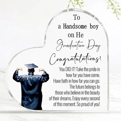 1pc Acrylic Graduation Gift, Master Doctorate Graduation Gift Acrylic Souvenir Gift As Decoration Ornament For Graduating