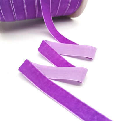5 Yards 6-25mm Velvet Ribbon Wedding Party Decoration Handmade Ribbon Gift Wrapping Hair Bowknot DIY Christmas Ribbon