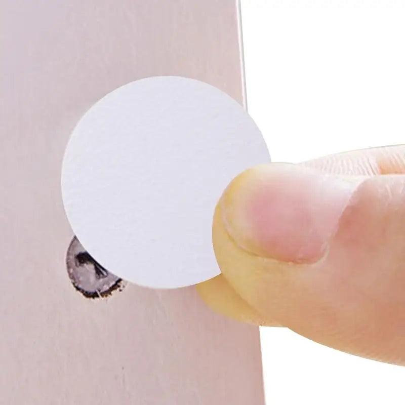 54pcs/Sheet Self Adhesive Furniture Screw Cover Stickers PVC Round Stickers For Wood home Craft Desk Cabinet Decorative Decal