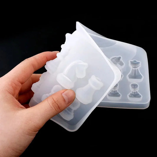Silicone Mold, Chess Shape Silicone Mold, Resin Mold for Jewelry, Epoxy Resin Mold, Clay Molds for DIY Projects, Flexible Mol