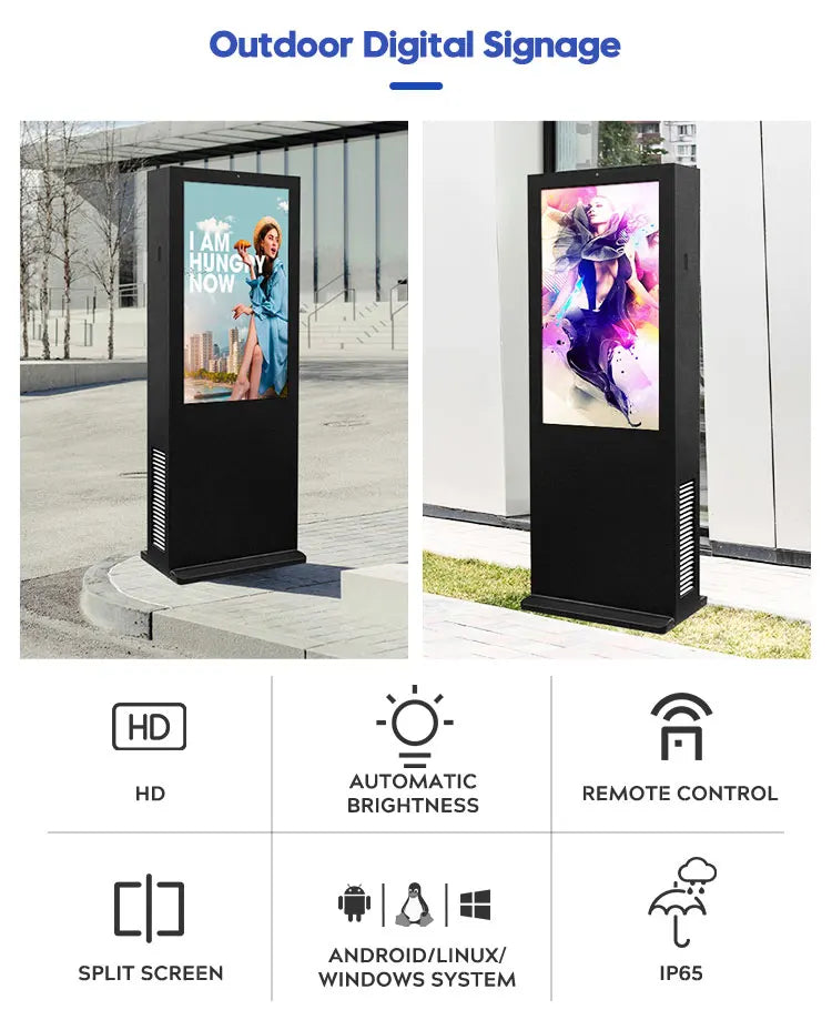 Advertising Machine Lcd Display Banner Signage Display Advertising Lcd Advertising Display Outdoor