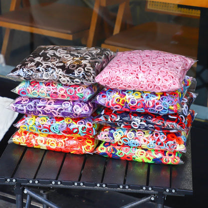 20/50pcs Kids Elastic Hair Bands Girls Sweets Scrunchie Rubber Band for Children Hair Ties Clips Headband Baby Hair Accessori