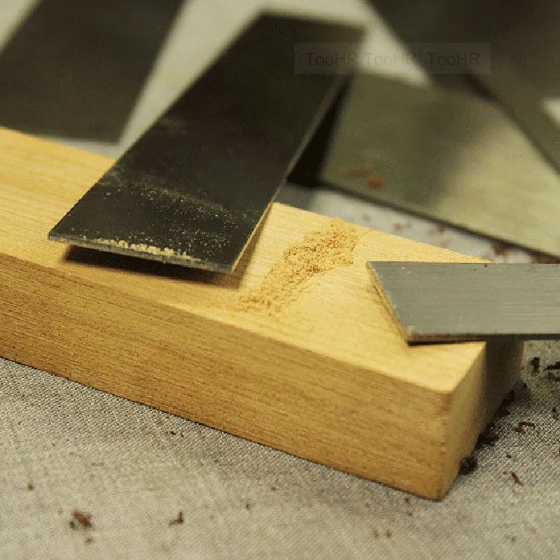 Woodworking Card Scraper Set Thicken Hardened Cabinet Scraper Card Scraping Rectangle knife Smooth Wood Deburring Carpentry T