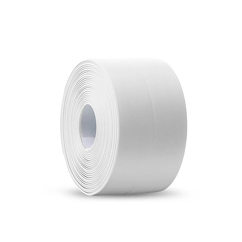 3.2M Bath Caulk Tape Self Adhesive PVC Oil-Proof Kitchen Sink Edge Corner Wall Sticker Waterproof Toilet Sealing Strip Tape -