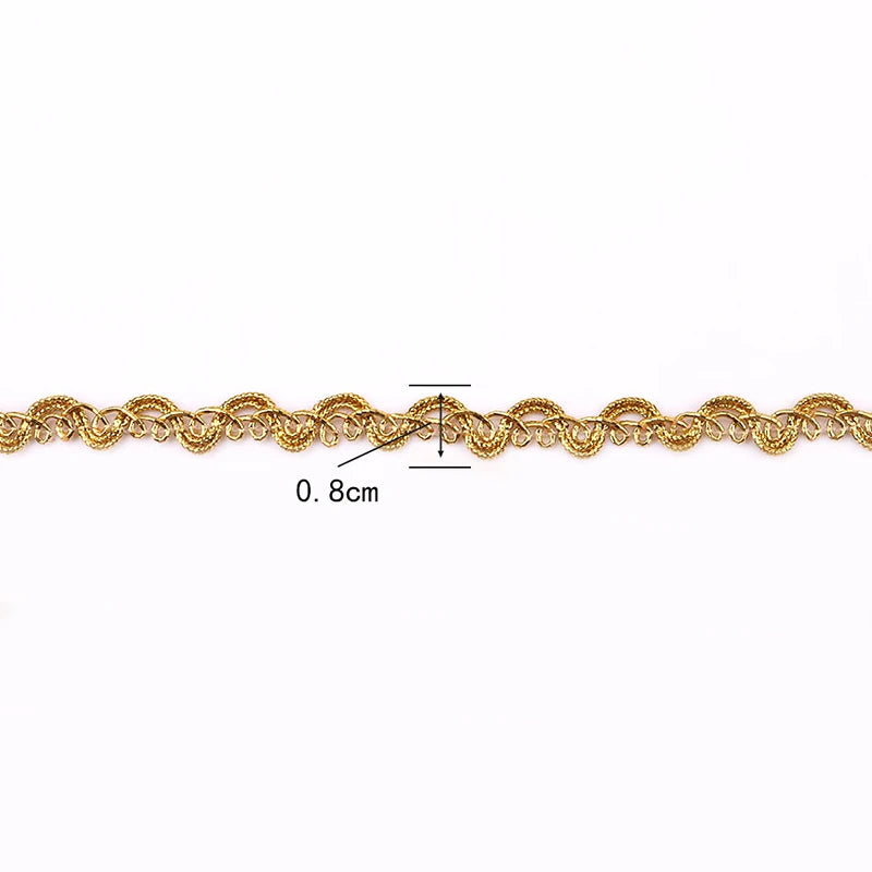2yards Gold and Silver Lace High Quality Clothing Sofa Curtain Home Textile DIY Sewing Accessories Trims Ribbon Lace